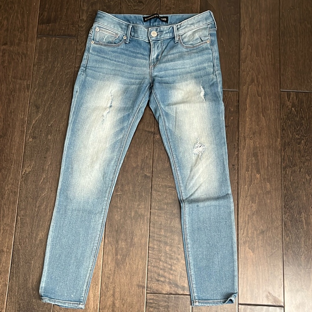 Express Stella Low Rise Ankle Jean